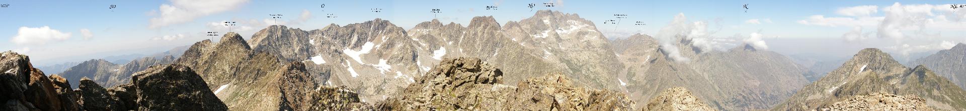 panoramique  cime agnel