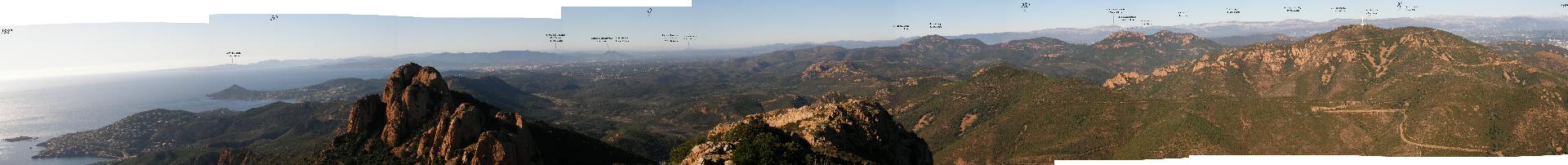panoramique pic cap roux